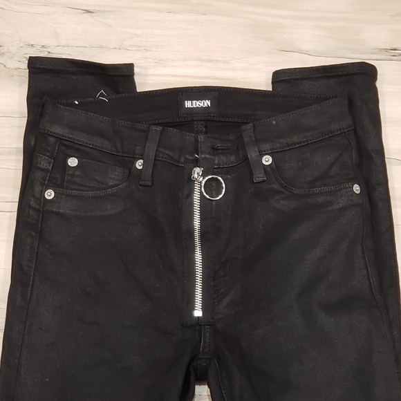Hudson "Barbara" High Super Skinny Jeans - Sz 25 - Picture 3 of 8